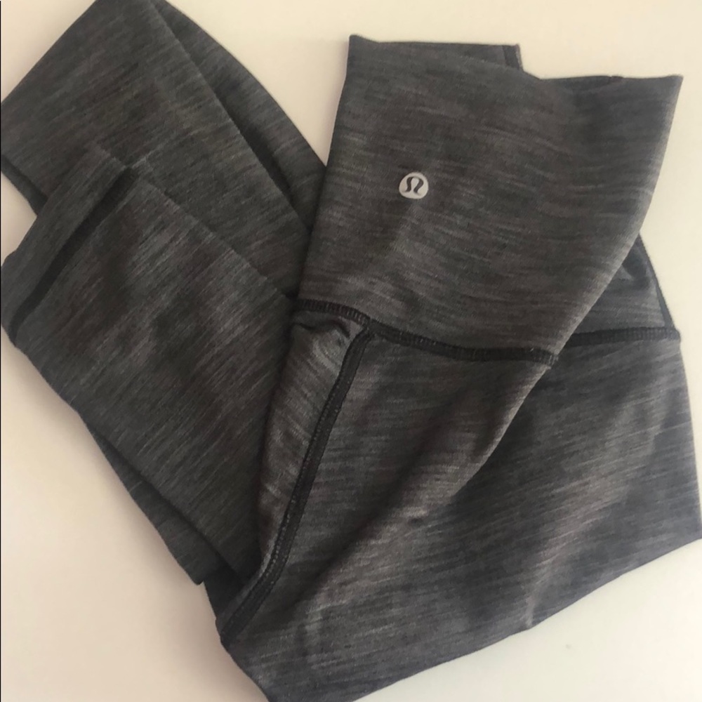 Lululemon high waisted grey leggings